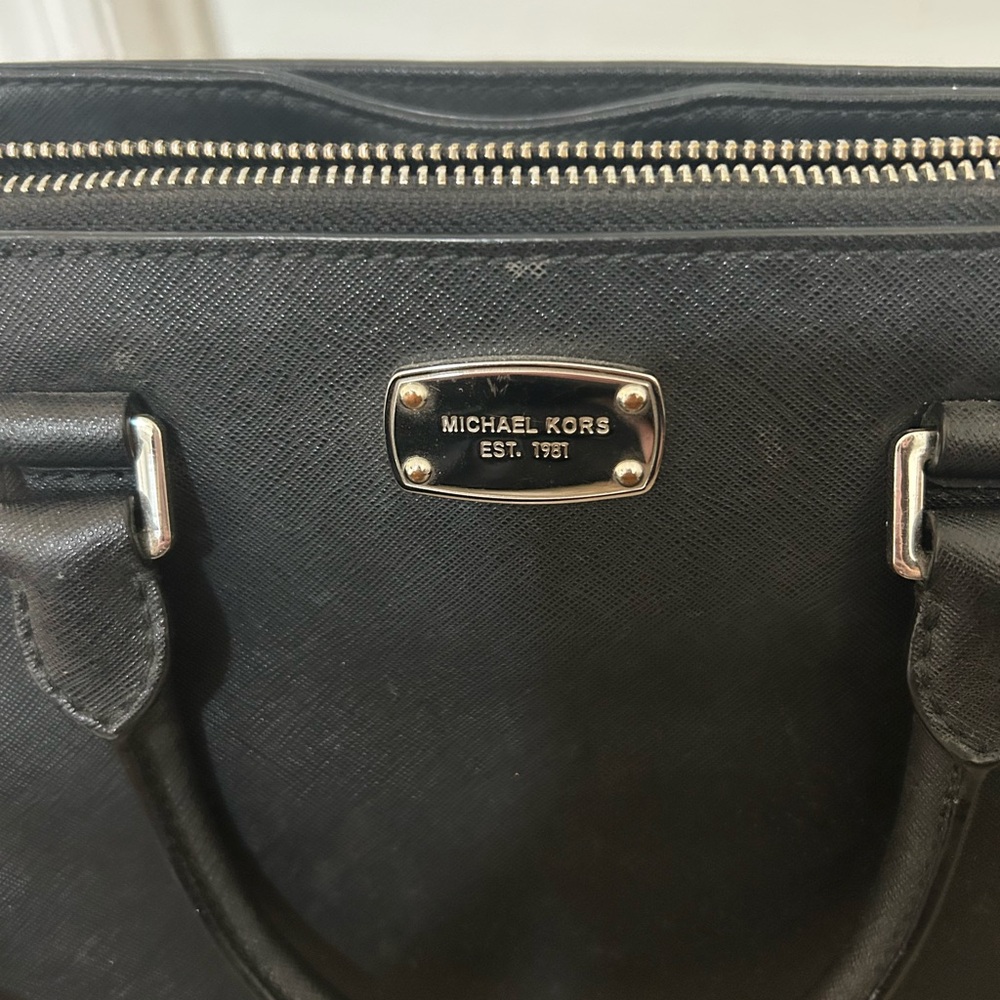 Michael Kors Black Leather Tote